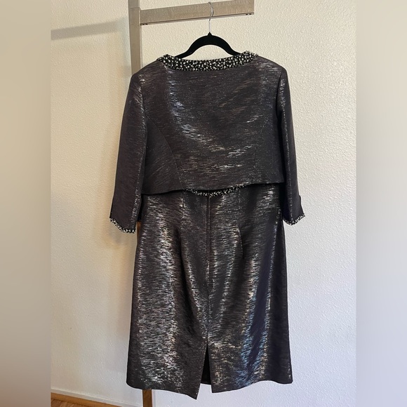 2pc Randa Black Dress - Picture 2 of 4